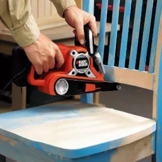 720W bandschuurmachine 75x533 mm - KA88-QS von Black+Decker – Produktbild 3 von 3