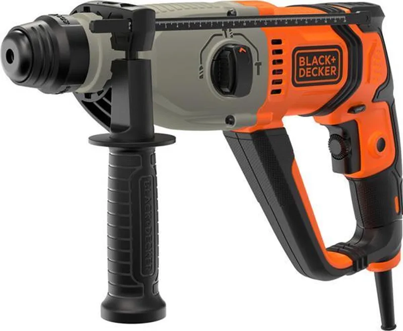 800W 2.2J Pneumatische boorhamer met accessoires in koffer - BEHS02K-QS von Black+Decker – Produktbild