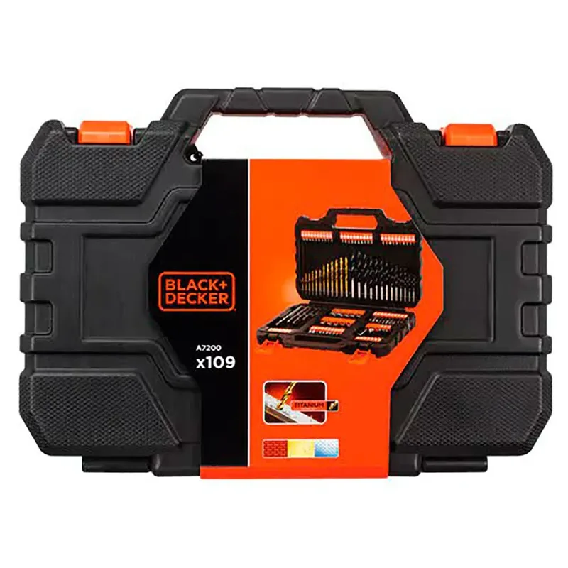 A7200-xj Bohrer-und Spitzen-set 109 Einheiten von Black+Decker – Produktbild 2 von 2