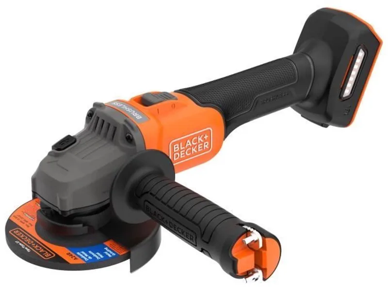 Accu haakse slijper van Black+Decker – productafbeelding