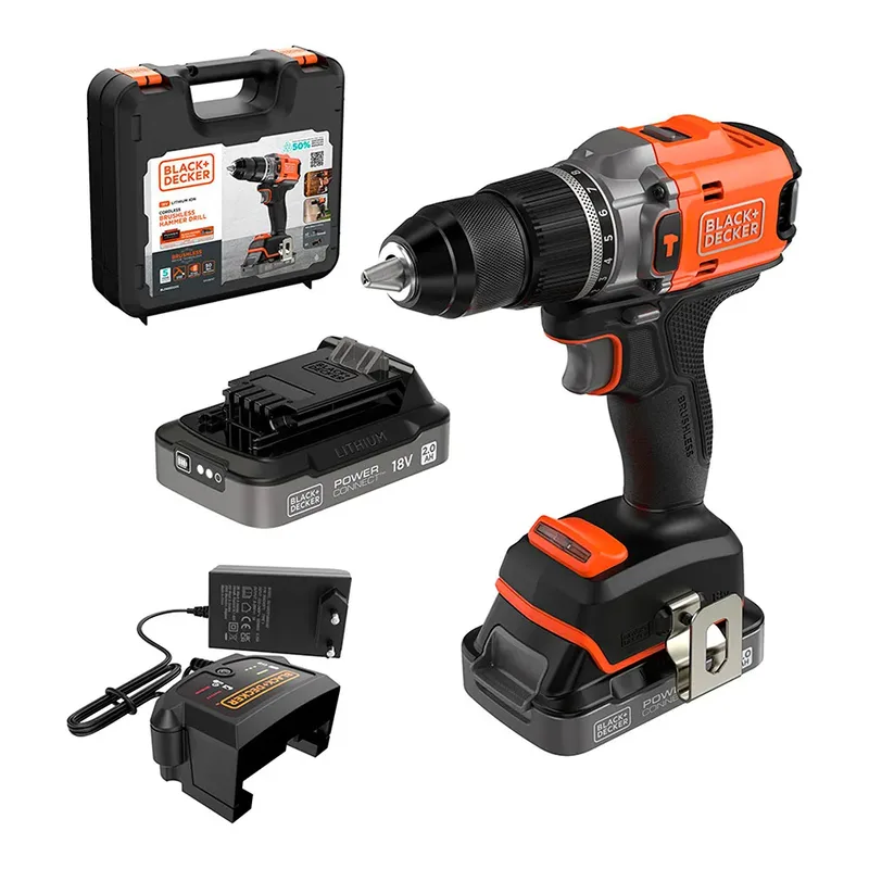 Accu Klopboormachine Zonder Borstels 18v by Black+Decker – product image