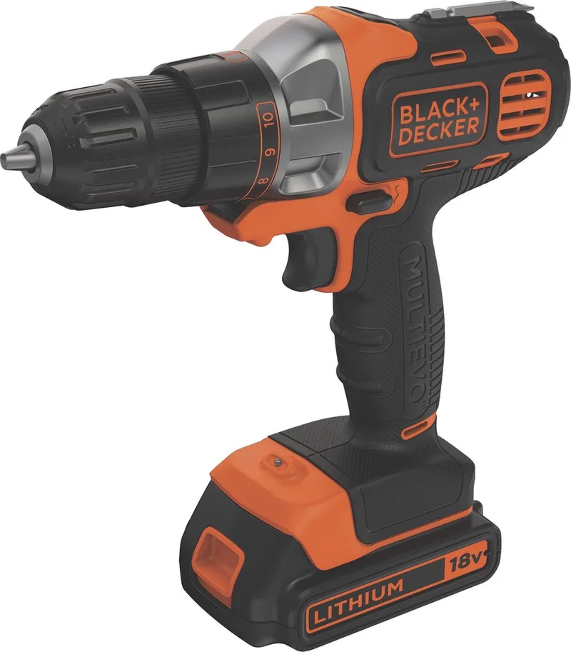 accuschroef-/boormachine - 18v van Black+Decker – productafbeelding 1 van 3