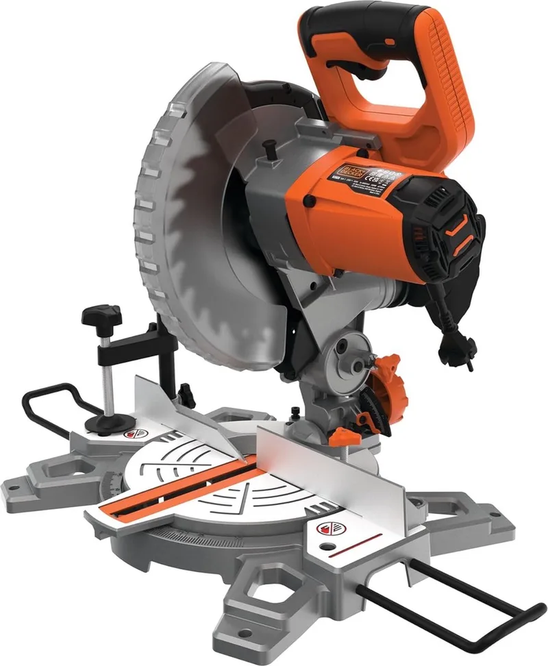 afkortzaag 1500W BES702-QS van Black+Decker – productafbeelding