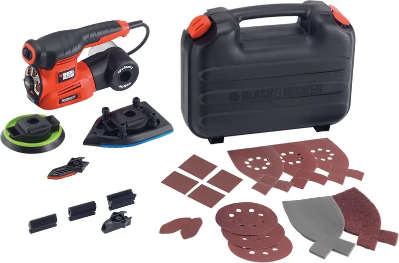Autoselect 4 in 1 multischuurmachine + 19 accessoires - KA280K-QS von Black+Decker – Produktbild