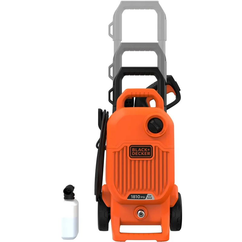 B&D Hogedrukreiniger met variabele handgreep 1700Watt - 125 BAR - BEPW1700KIT - Compleet met terrasreiniger by Black+Decker – product image 3 of 3