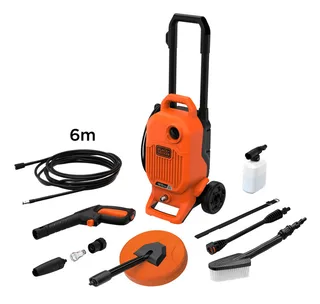 B&D Hogedrukreiniger met variabele handgreep 1700Watt - 125 BAR - BEPW1700KIT - Compleet met terrasreiniger by Black+Decker – product image 1 of 3