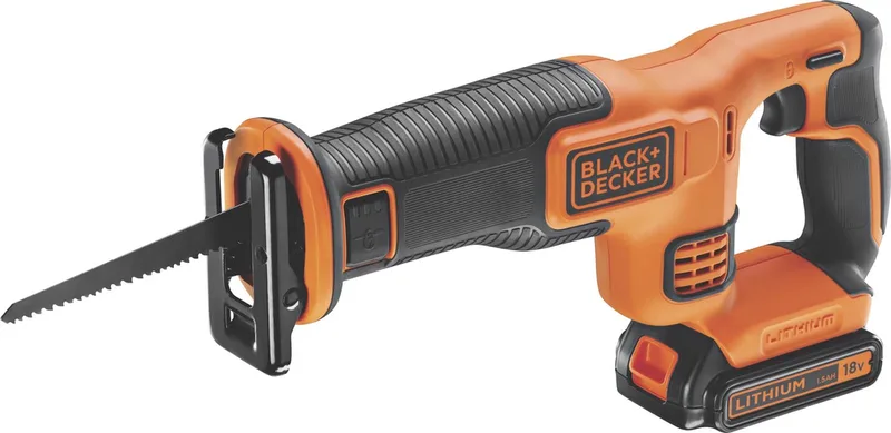 B+D reciprozaag incl. accu/lader van Black+Decker – productafbeelding 1 van 5