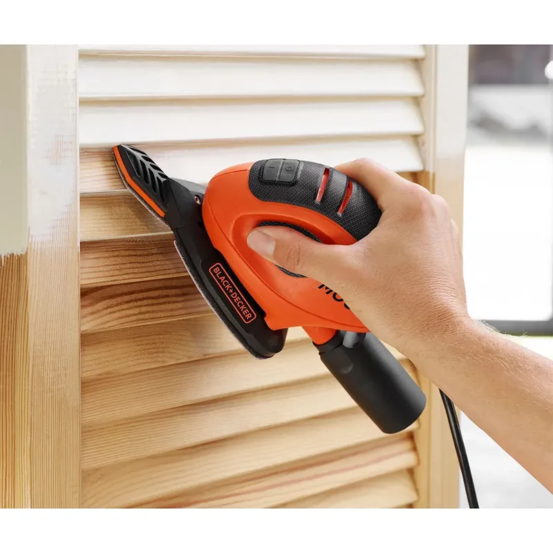 Bew230bc-qs Schuurmachine Met 15 Accessoires 55w Oranje One Size / EU Plug van Black+Decker – productafbeelding 3 van 3