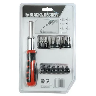 Bit set with screwdriver Black & Decker BDHT0-62130 29 Onderdelen by Black+Decker, Black, Red – product image 2 of 4