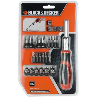 Bit set with screwdriver Black & Decker BDHT0-62130 29 Onderdelen by Black+Decker, Black, Red – product image 3 of 4