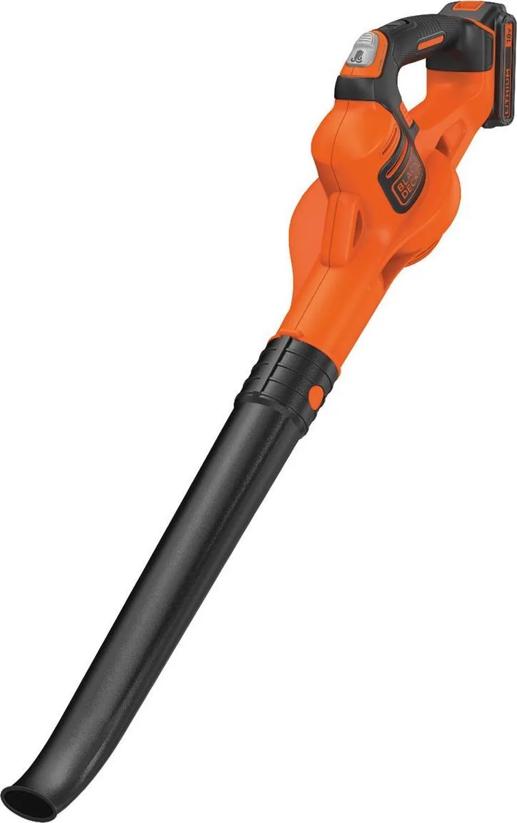 BLACK+DECKER 18V Bladblazer Accu POWERCOMMAND 2.0Ah met accu en lader POWERBOOST, 209 km/u - GWC1820PC-QW van Black+Decker – productafbeelding