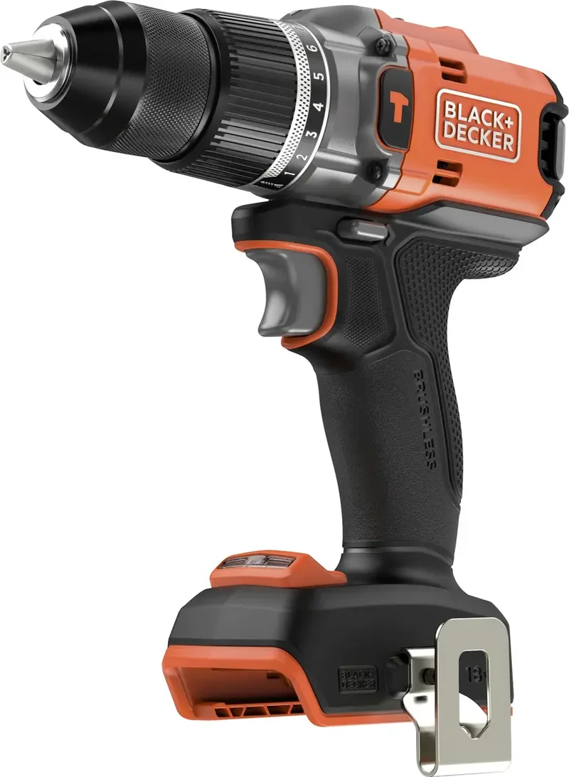 Black & Decker 2-Gang-Akku-Schlagbohrschrauber bürstenlos, ohne Akku, ohne Ladegerät, mit Zubehör by Black+Decker – product image