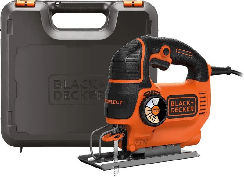 BLACK+DECKER 550W AutoSelect™ pendeldecoupeerzaag. kies de toepassing en de machine - KS801SEK-QS de Black+Decker – image du produit
