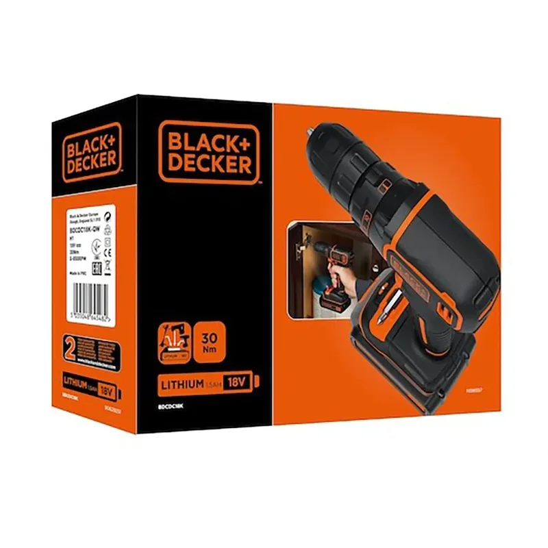 BLACK+DECKER BDCDC18-QW drill/driver - cordless included charger de Black+Decker – image du produit 4 sur 4