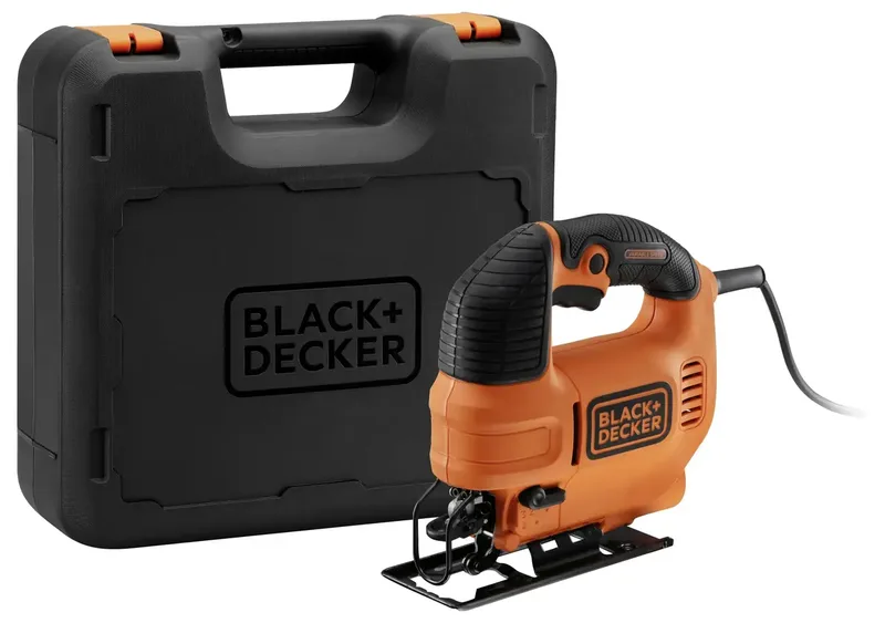 BLACK & DECKER - Stichsäge KFBES500K 500W Pendelhubstichsäge KFBES500K-QS inkl. Koffer 500 W von Black+Decker – Produktbild