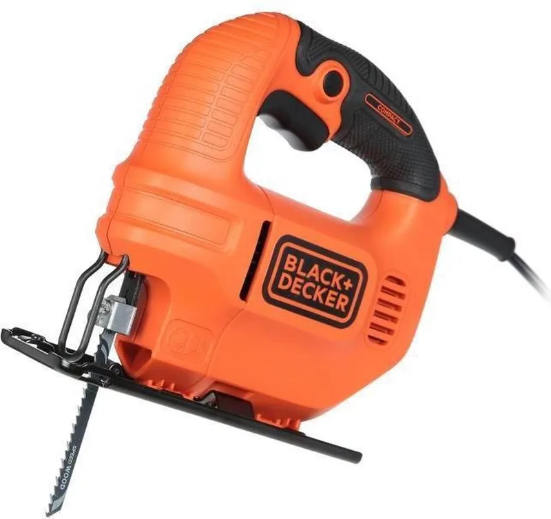 Compacte 400W decoupeerzaag. rechte zaagsneden. bochten en 45° afschuinen - KS501-QS de Black+Decker – image du produit