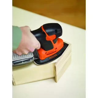 Details Mouse Ka2000qs Schuurmachine 120w van Black+Decker – productafbeelding 4 van 6