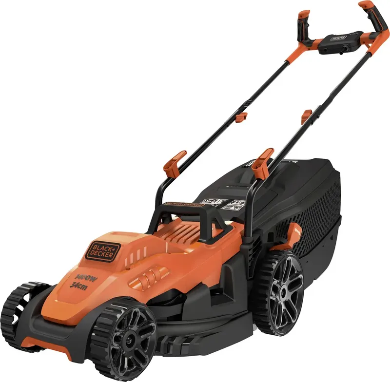 Elektro Rasenmäher mit Schnitthöhenverstellung 1400 W Schnittbreite (max.) 34 cm by Black+Decker – product image
