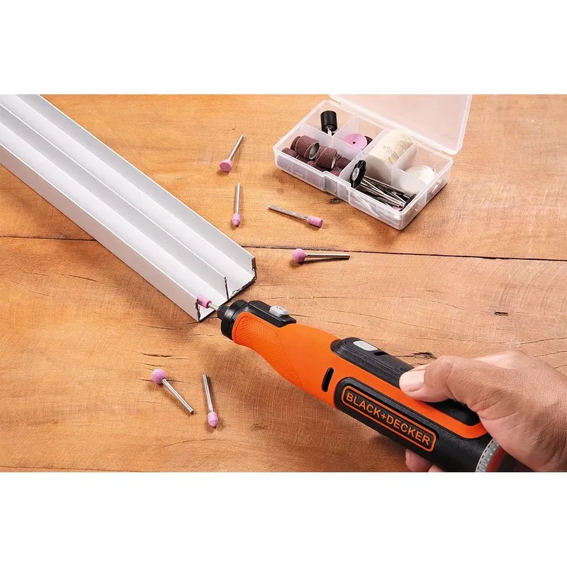 B+D 7.2V 1.5Ah Multigereedschap met 52 accessoires in hardcase van Black+Decker – productafbeelding 5 van 6