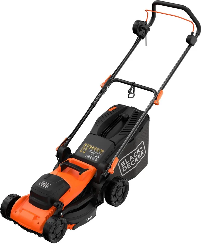Grasmaaier 34CM maaibreedte 1400W BEMWP340-QS by Black+Decker – product image