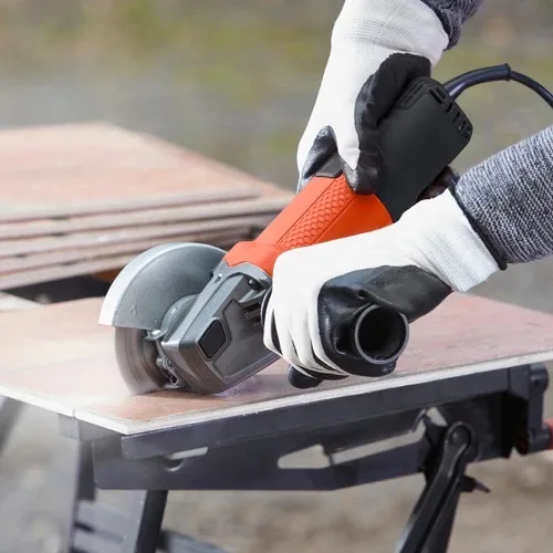 Haakse slijper 750W BEG110A3 Kit Met slijpschijven fra Black+Decker – produktbillede 3 af 8