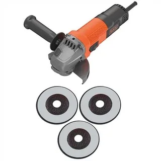 Haakse slijper 750W BEG110A3 Kit Met slijpschijven fra Black+Decker – produktbillede 1 af 8
