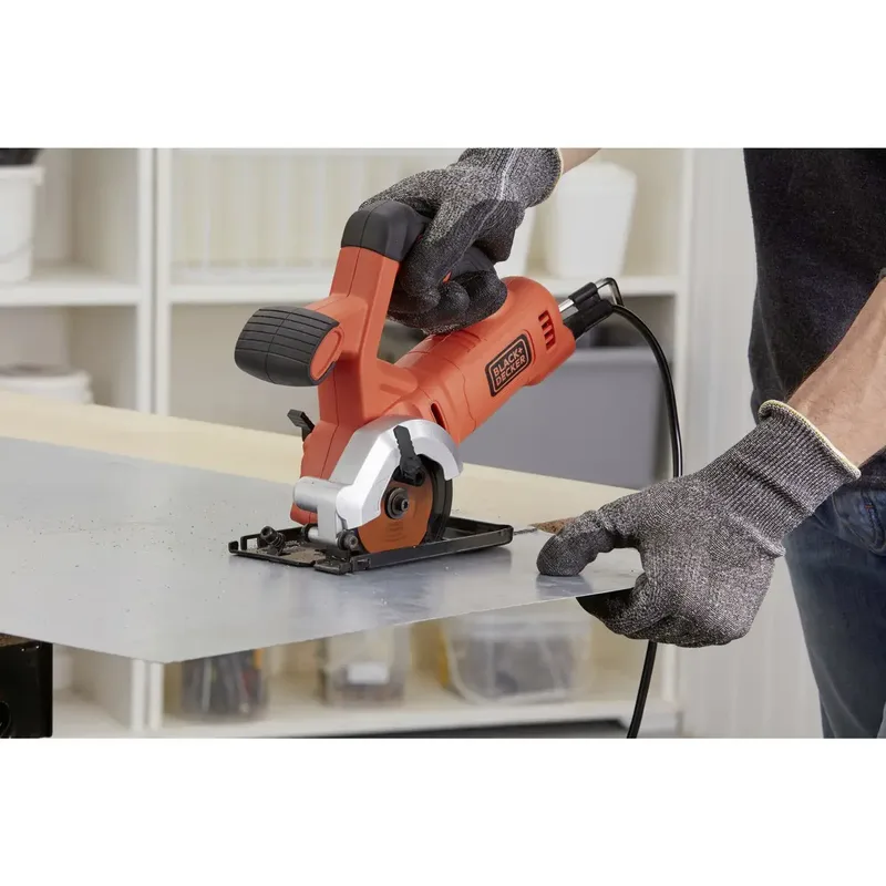 Handkreissäge Schnitttiefe max. (90°) 27 mm inkl. Koffer 400 W de Black+Decker – image du produit