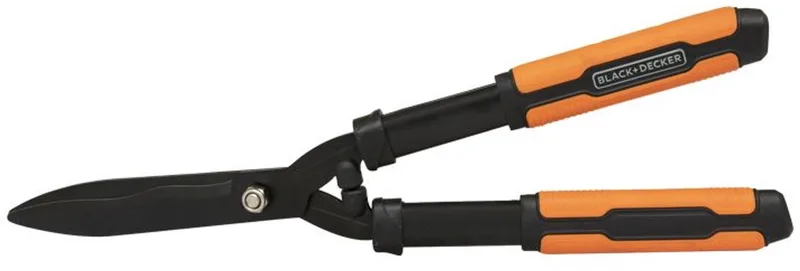 Heggenschaar - Golvende Stalen Bladen - 53 CM - Zwart/ Oranje de Black+Decker – image du produit