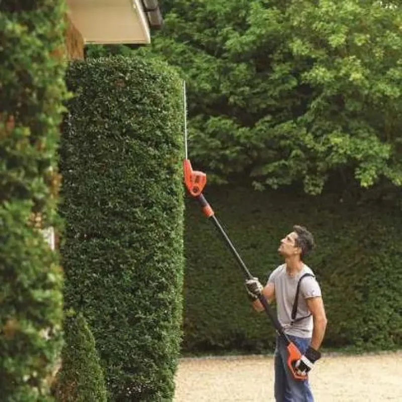 Heggenschaar op steel 550W, 51cm meslengte, pivoterende kop 5 posities, Verlengbaar tot 235 cm, telescopisch - PH5551-QS de Black+Decker – image du produit 3 sur 3