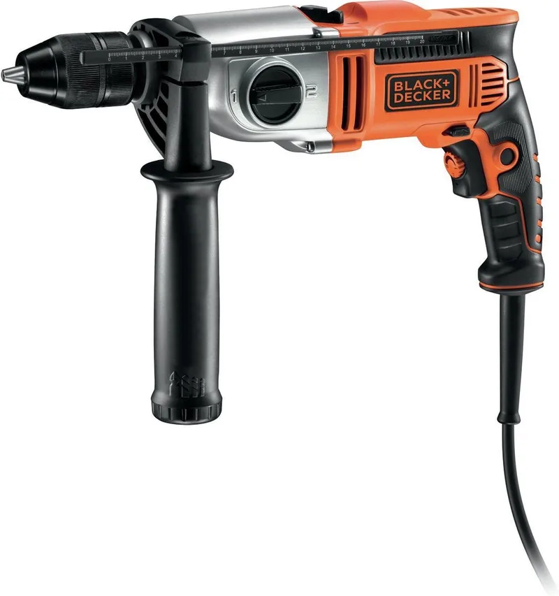 Krachtige 850 Watt klopboormachine. variabel toerental - KR8542K-QS van Black+Decker – productafbeelding