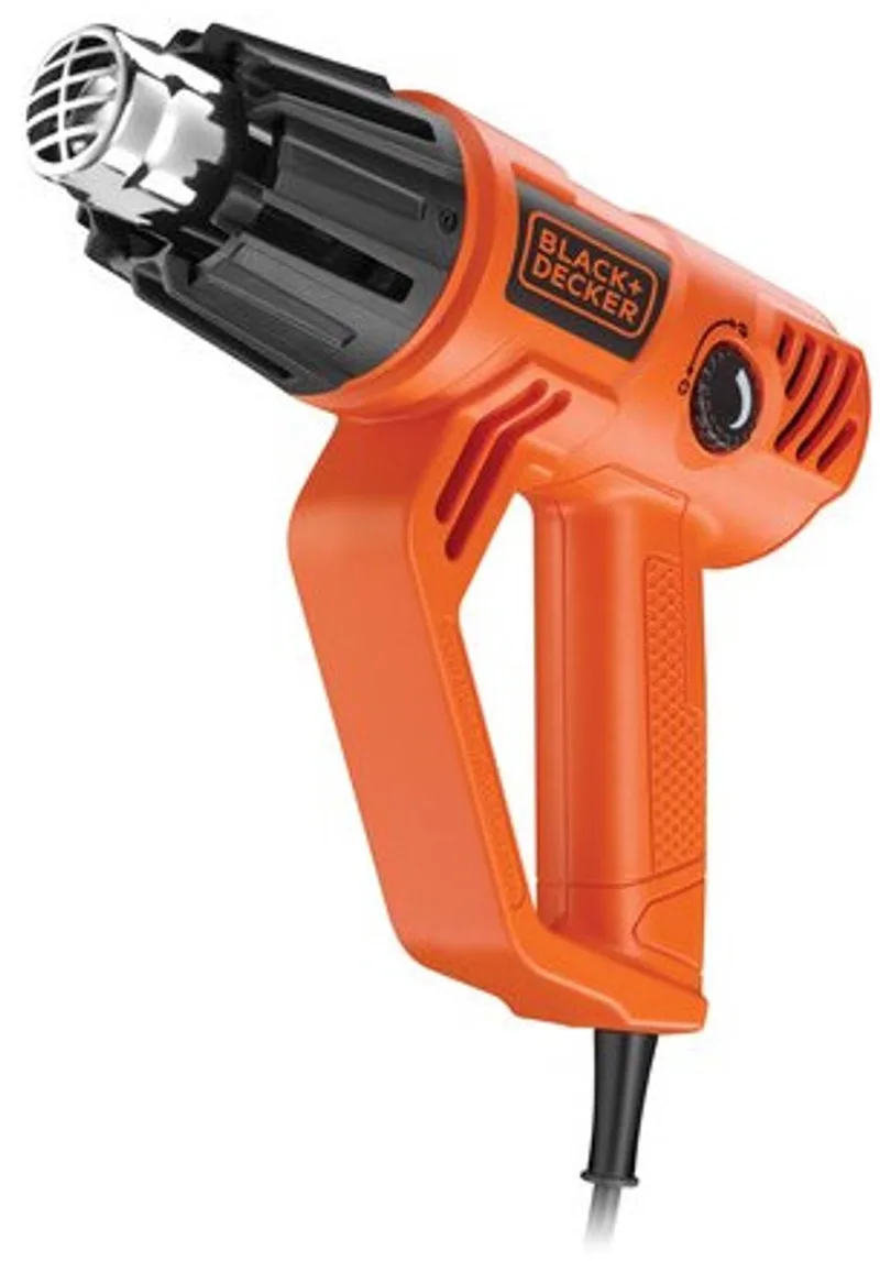 KX2001-QS heteluchtpistool 500 l/min 600 °C 2000 W Zwart, Rood von Black+Decker – Produktbild