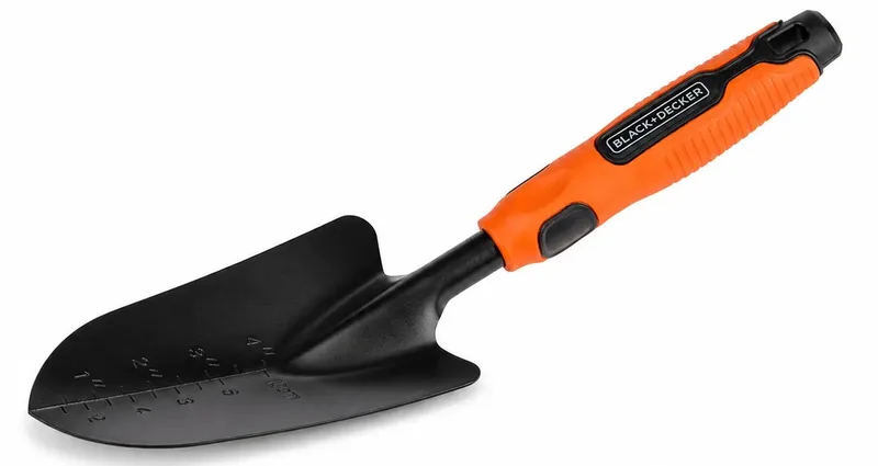 Plantschepje met Maatverdeling – Metalen Tuinschepje 35 cm de Black+Decker – image du produit