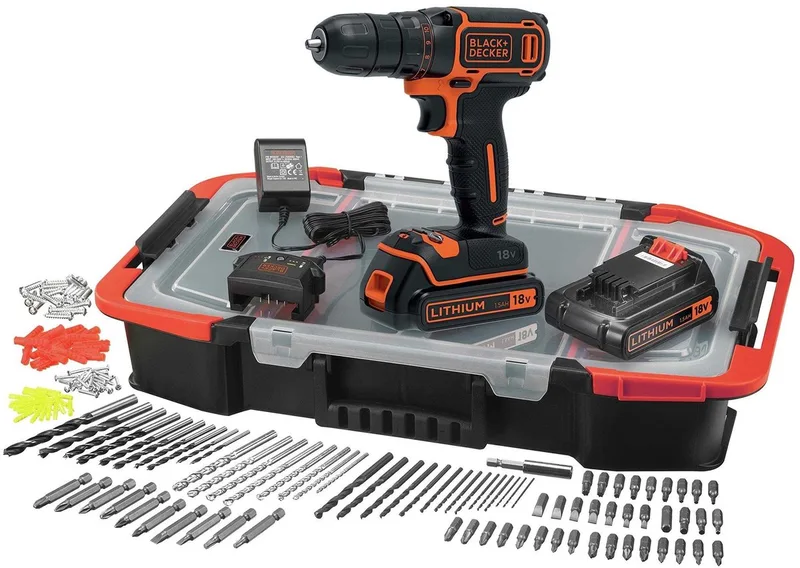Schroefboormachine Black & Decker BDCDC18BAST-QW 18 V 15 Nm by Black+Decker – product image