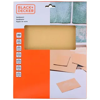 Schuurpapier 30 Eenheden de Black+Decker – image du produit 2 sur 5