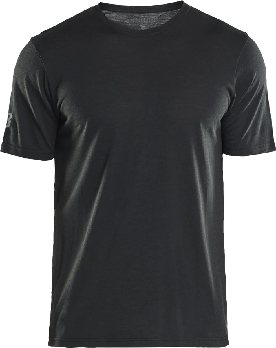3536 Blaklader T-shirt merinowol van Blåkläder, Zwart – productafbeelding