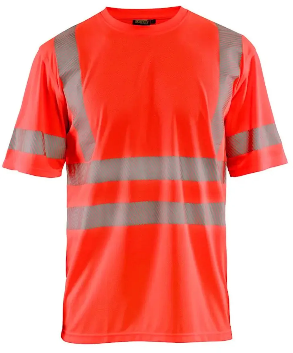 Anti-uv T-shirt met hoge zichtbaarheid Blaklader by Blåkläder, Fluorescerend rood – product image