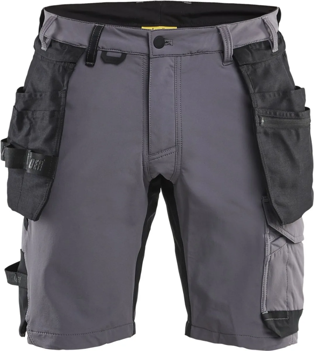 Arbeit-shorts voor vakmensen, 4-way stretch 17021645 by Blåkläder, Mittelgrau, Black – product image