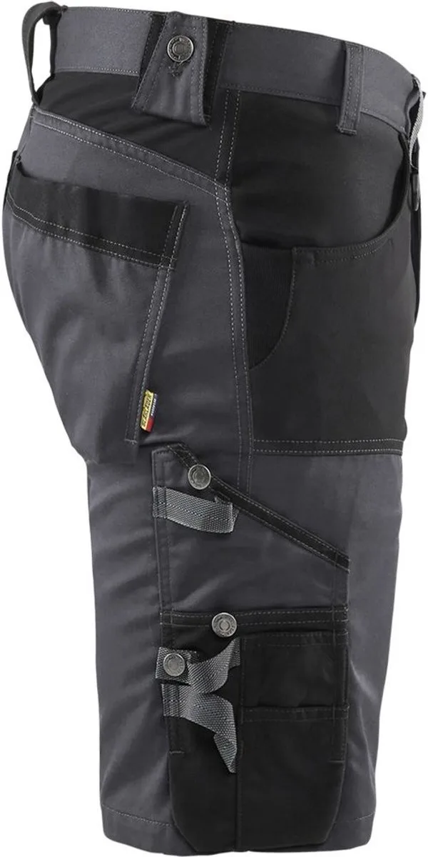 Blaklader 1798-1860 Short met Stretch - Medium Grijs/Zwart von Blåkläder, Medium Grijs, Schwarz, C62 – Produktbild
