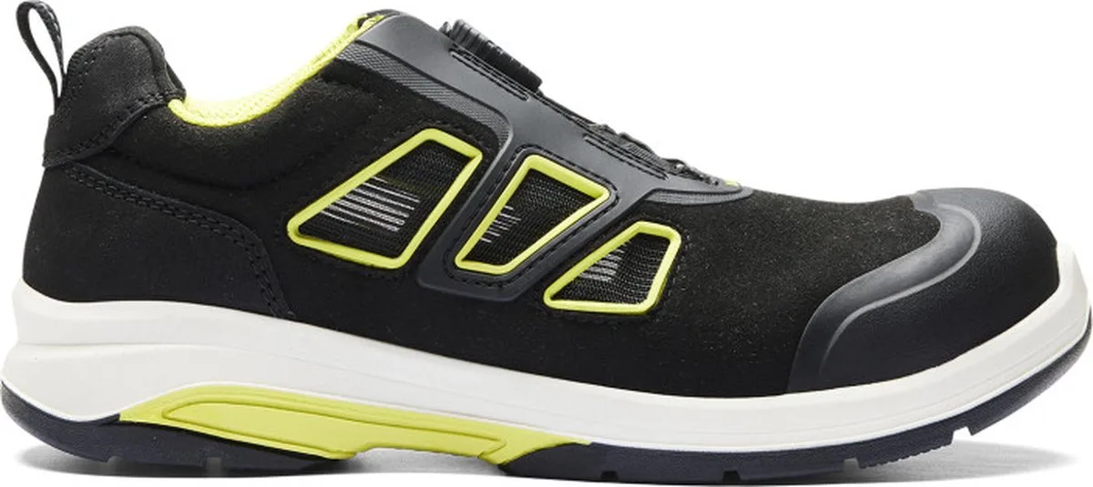 Blaklader 2440-0000 CRADLE Lage Veiligheidsschoen - Zwart/High Vis Geel van Blåkläder, Zwart, High Vis Geel, 35 – productafbeelding
