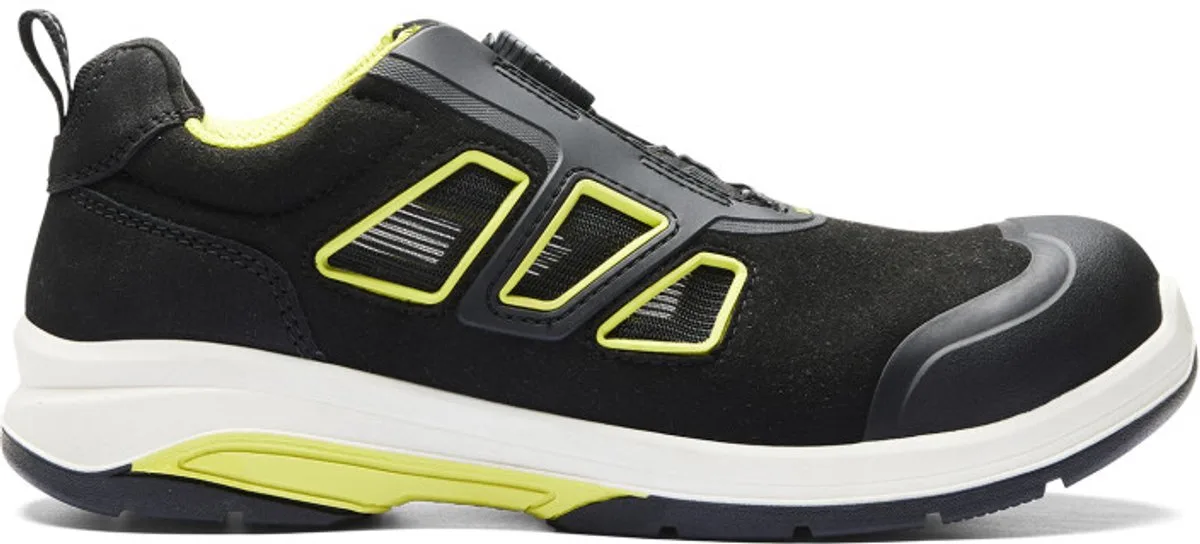 Blaklader 2440-0000 CRADLE Lage Veiligheidsschoen - Zwart/High Vis Geel de Blåkläder, Noir, High Vis Geel, 48 – image du produit