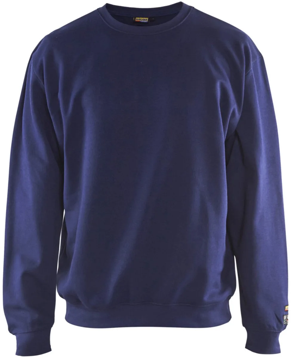 Blaklader 3074-1762 Vlamvertragend sweatshirt - Marineblauw de Blåkläder, Marineblauw, XXL – image du produit