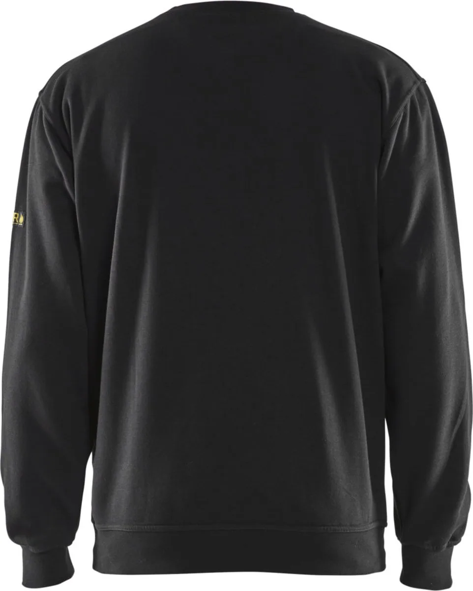 Blaklader 3074-1762 Vlamvertragend sweatshirt - Zwart von Blåkläder, Schwarz, 3XL – Produktbild