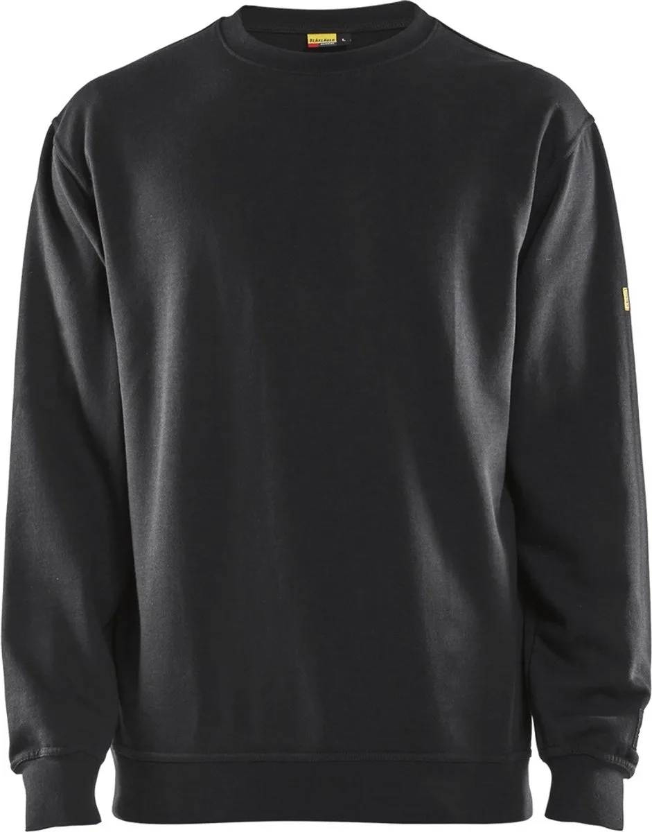 Blaklader 3074-1762 Vlamvertragend sweatshirt - Zwart från Blåkläder, Svart, M – produktbild