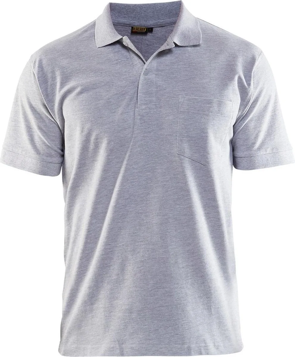 Blåkläder 3305-1035 Piqué Polo Grijs van Blåkläder, Grijs, L – productafbeelding