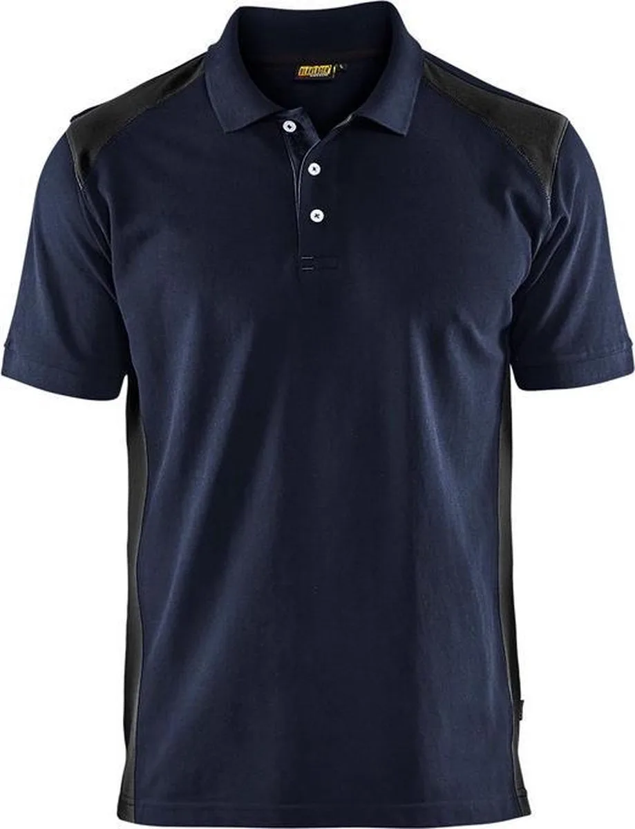 Blåkläder 3324-1050 Poloshirt Piqué Donker marineblauw/Zwart de Blåkläder, Donker marineblauw, Noir, L – image du produit
