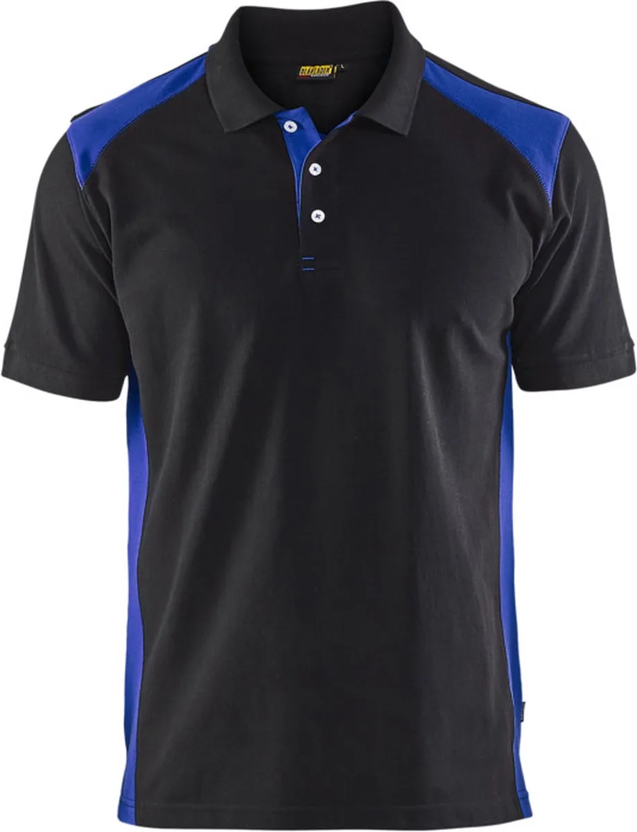 Blåkläder 3324-1050 Poloshirt Piqué Donker marineblauw/Zwart von Blåkläder, Schwarz, 4XL – Produktbild