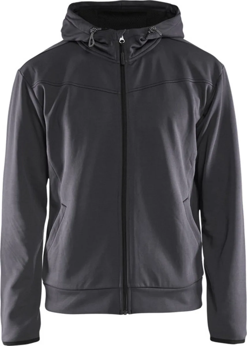 Blåkläder 3363-2526 Hoodie met rits Medium Grijs/Zwart de Blåkläder, Medium Grijs, Noir, M – image du produit