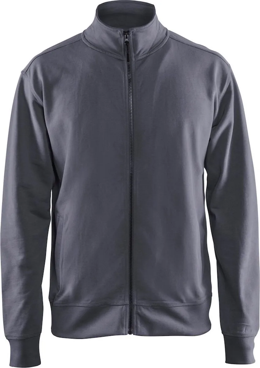 Blåkläder 3371-1158 Sweatshirt met rits Grijs van Blåkläder, Grijs, S – productafbeelding
