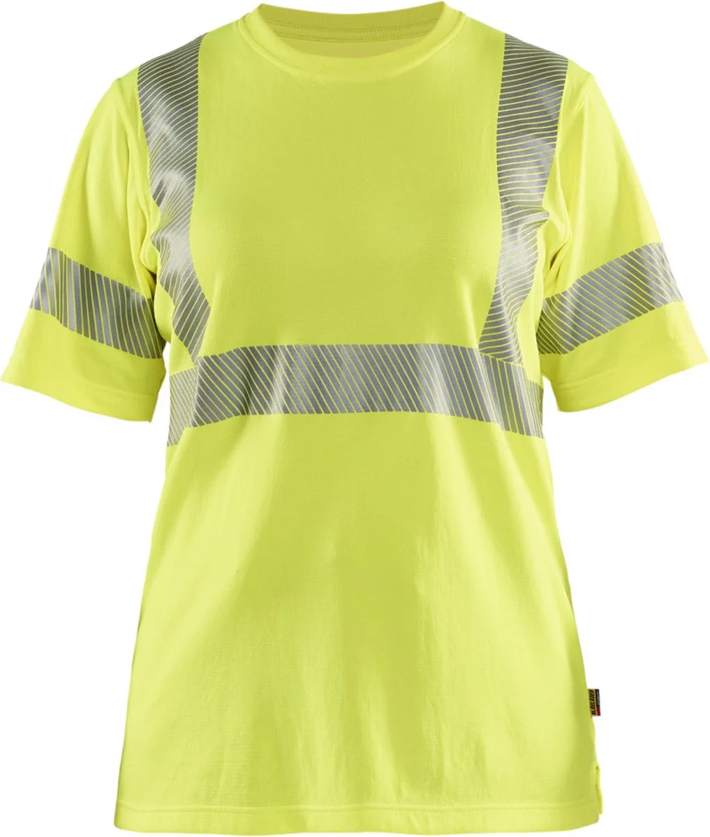 Blaklader 3502-2537 Dames T-shirt High Vis - High Vis Geel de Blåkläder, High Vis Geel, L – image du produit