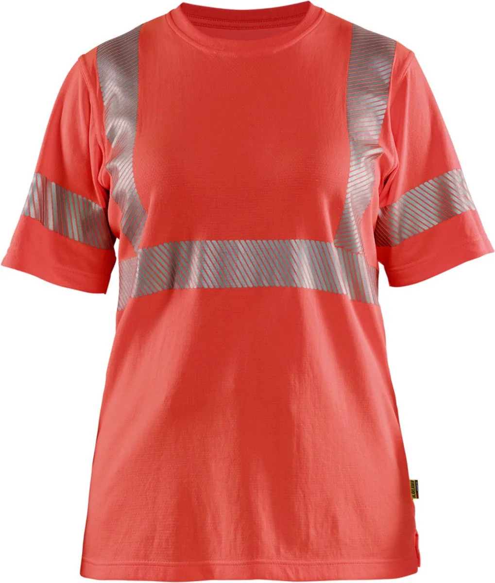 Blaklader 3502-2537 Dames T-shirt High Vis - High Vis Rood de Blåkläder, High Vis Rood, L – image du produit